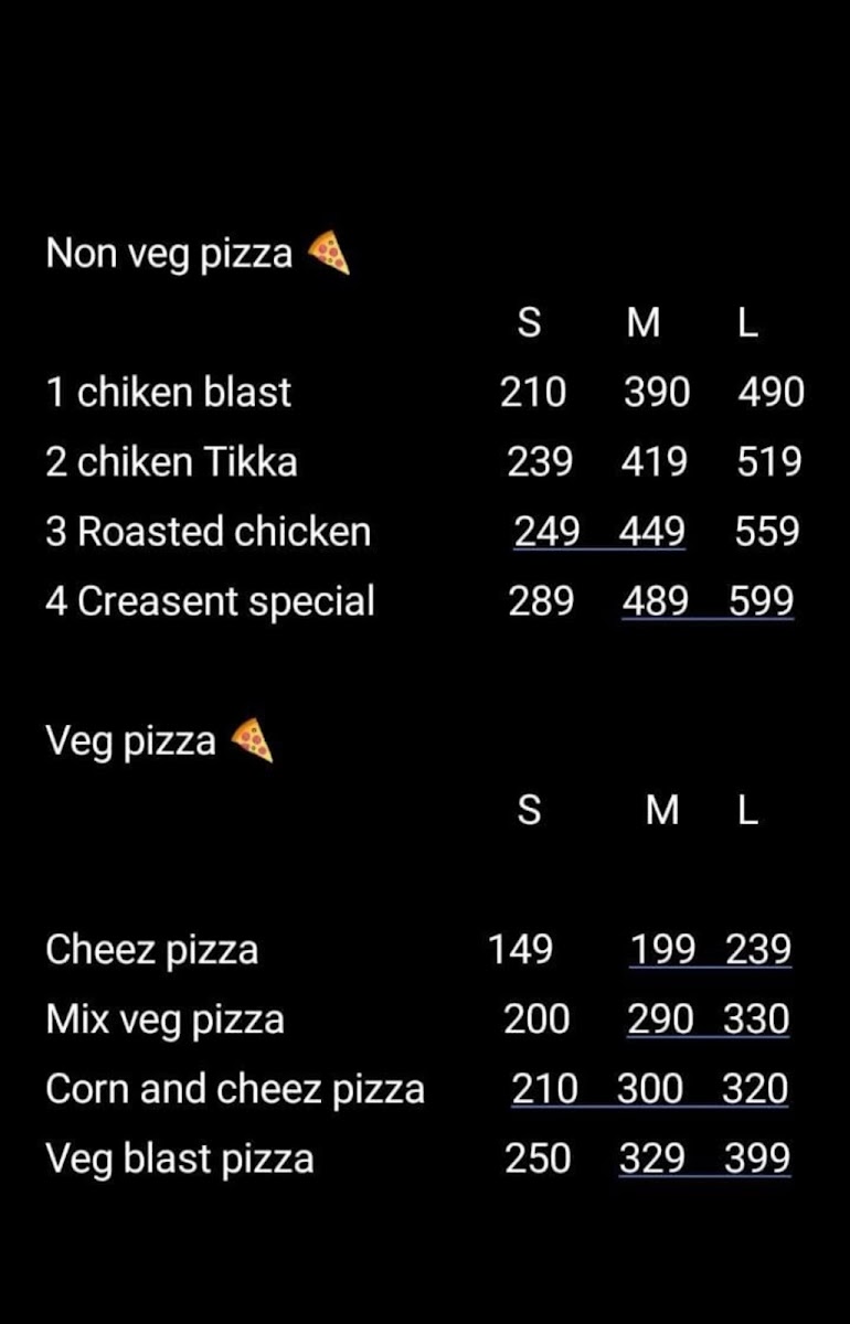 Menu Cresent Food Gallery-2